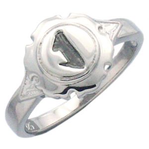 Sterling Silver Black Ashe Ring 