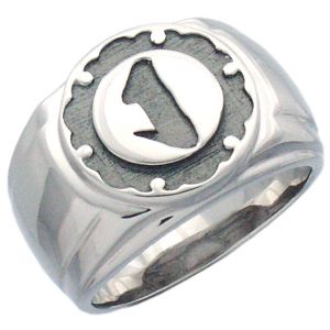 Sterling Silver Black Ashe Ring