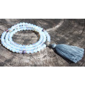 Faceted Opalite Mala