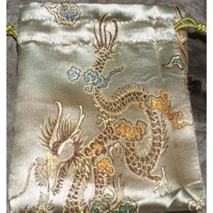 Dragons & Peacocks Brocade Mala Bags