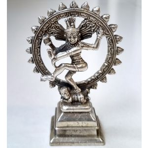 Dancing Shiva Brass Statuette