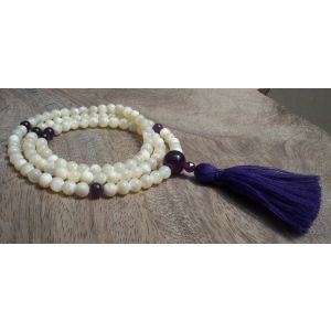 Mother of Pearl Mala
