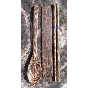 Palmwood Utensil Set, Traditional Setsu