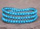 Turquoise Howelite Wrap Bracelet