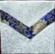 White Dragons & Blue Lotuses Brocade Text Cover