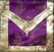 Purple Dragons & Gold Blossoms Brocade Text Cover