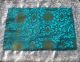 Turquoise Lotus Flowers & White Dragons Silk Brocade Puja Table Cloth