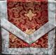 Red Lotuses & White Dragons Brocade Text Cover
