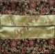 Brown & Red Floral with Gold Blossoms Brocade Text Cover