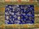 Blue Dragons & Golden Lotuses Silk Brocade Puja Table Cloth
