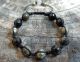 Golden Obsidian and Faceted Pyrite Shamballa Bracelet