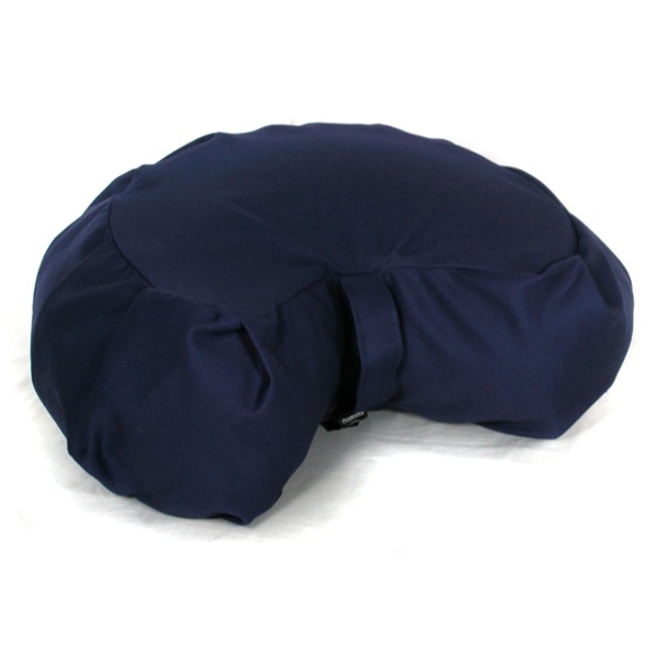 Half Moon Crescent style zafu meditation cushion